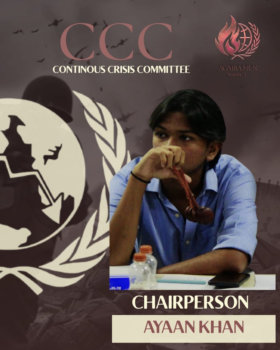 Chairperson — Ayaan Khan