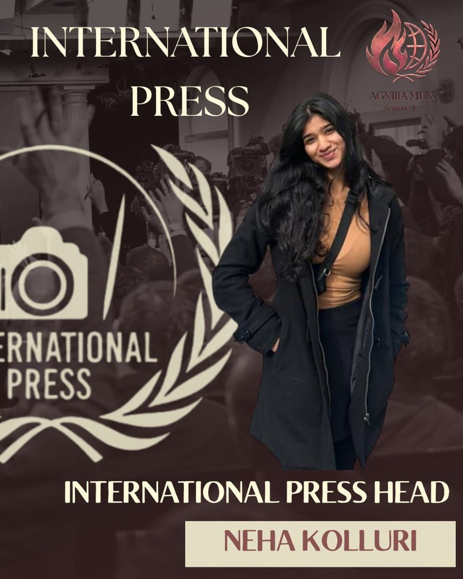 International Press Head — Neha Kolluri